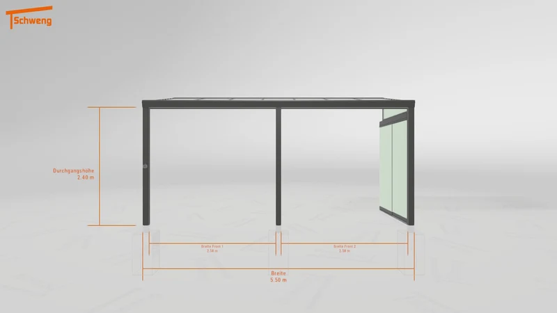 #AT Schweng Terrassenüberdachung S400 (ID mj2xqg)