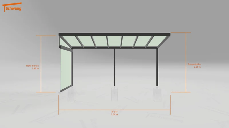 #AT Schweng Terrassenüberdachung S400 (ID mj2xqg)