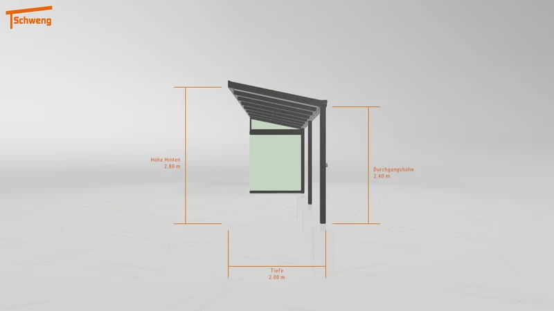 #AT Schweng Terrassenüberdachung S400 (ID mj2xqg)