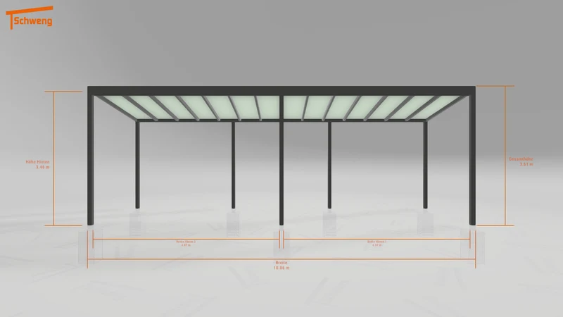 #DE Schweng Pultdachcarport S350 (ID zbwy4y) #MTG