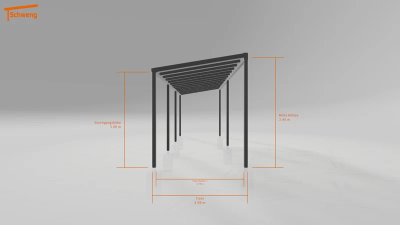 #DE Schweng Pultdachcarport S350 (ID zbwy4y) #MTG