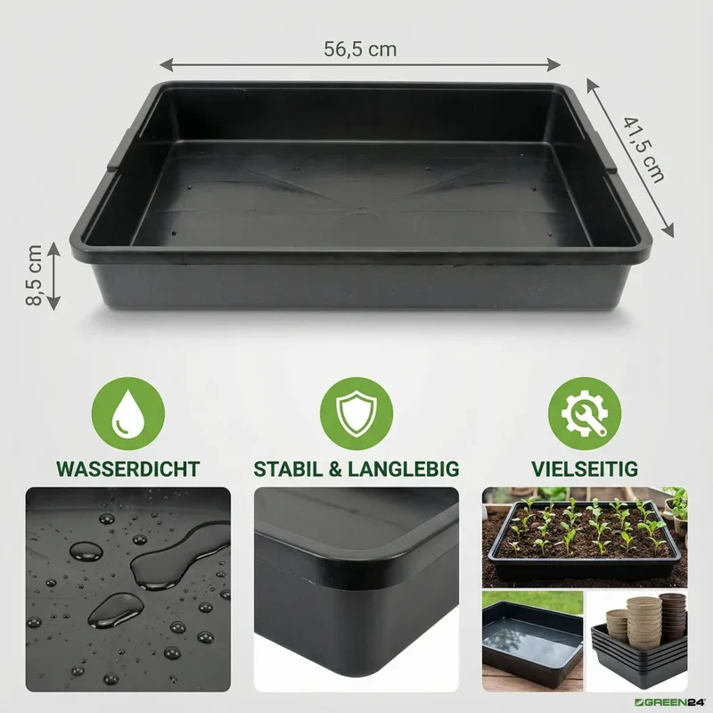 XL565 Wanne wasserdicht – 56,5 × 41,5 cm