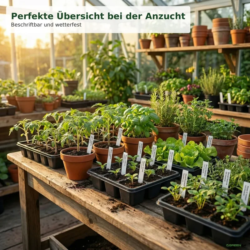 Weiße Stecketiketten – Größen und Packungen