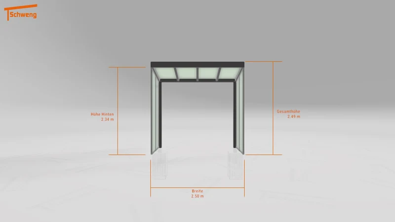 #DE Schweng Terrassenüberdachung S350 (ID 77bjk2)