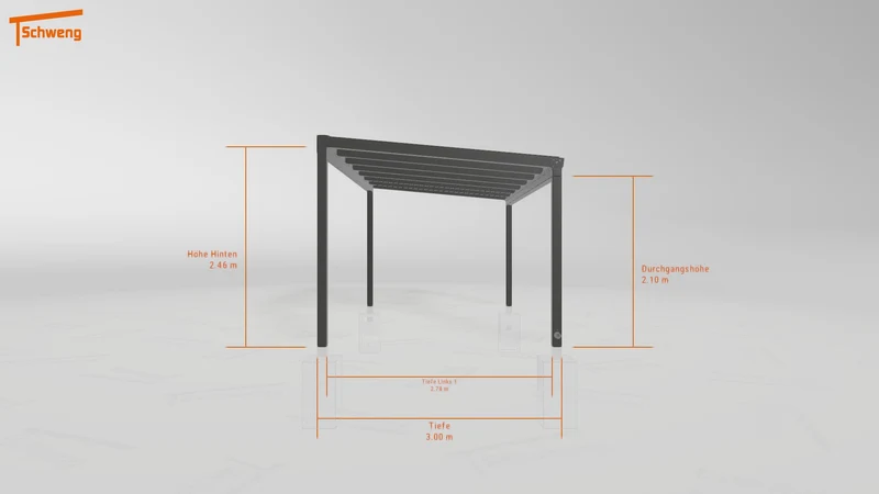 #DE Schweng Terrassenüberdachung S350 (ID 9wvz93)