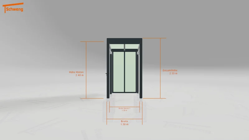 #DE Schweng Terrassenüberdachung S350 (ID jj844n)