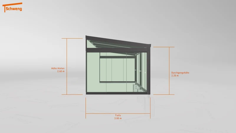 #DE Schweng Terrassenüberdachung S400 (ID 85p22d)