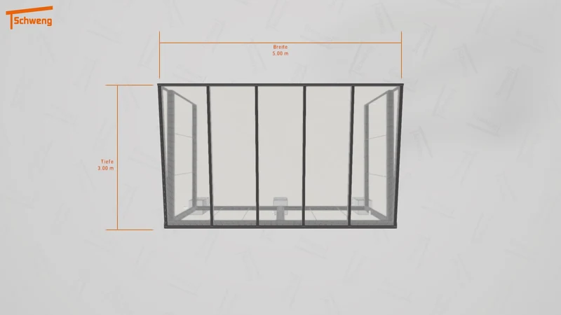 #DE Schweng Terrassenüberdachung S400 (ID 85p22d)