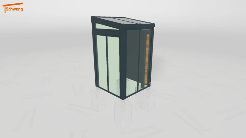 #DE Schweng Terrassenüberdachung S350 (ID 77bjj2)