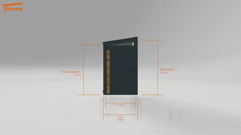 #DE Schweng Terrassenüberdachung S350 (ID 77bjj2)