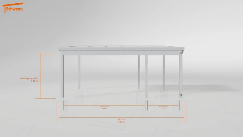 #DE Schweng Terrassenüberdachung S400 (ID jj849w)