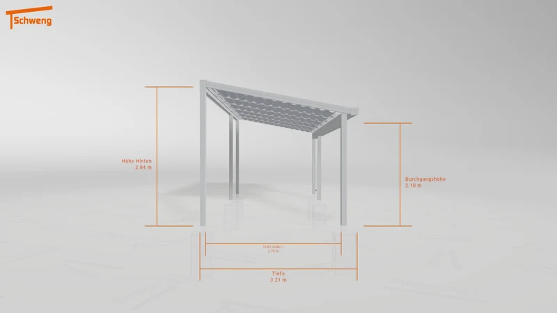 #DE Schweng Terrassenüberdachung S400 (ID jj849w)