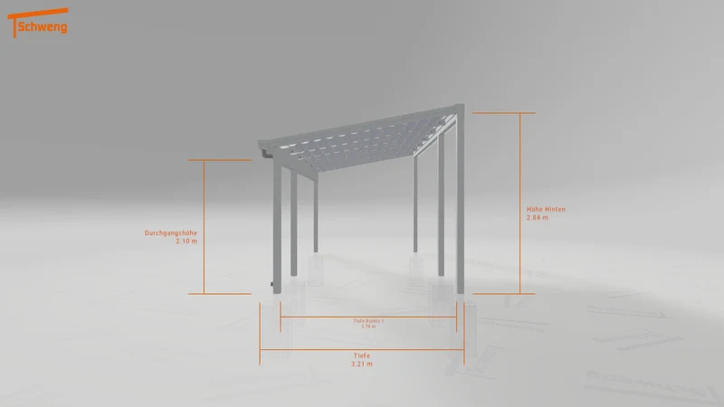 #DE Schweng Terrassenüberdachung S400 (ID jj849w)