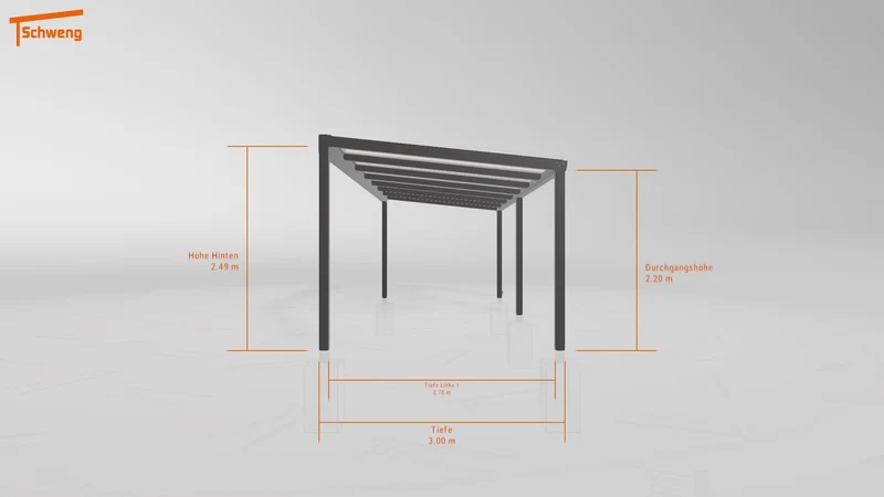 #DE Schweng Terrassenüberdachung S350 (ID jj843w)