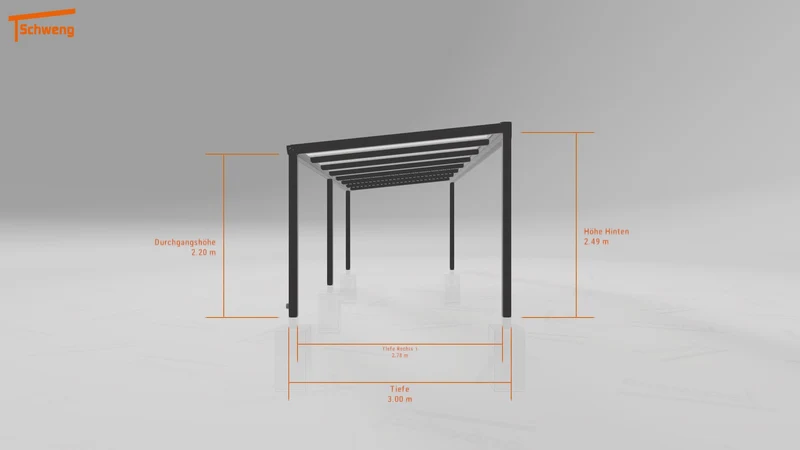 #DE Schweng Terrassenüberdachung S350 (ID jj843w)