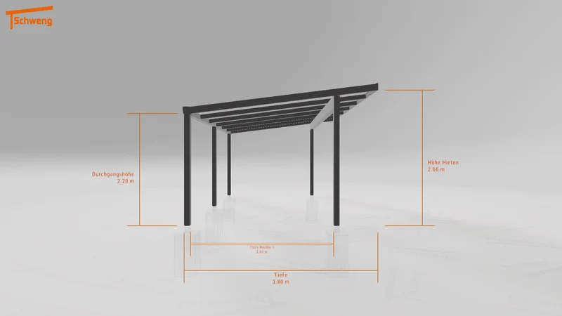 #DE Schweng Terrassenüberdachung S400 (ID g752bd)