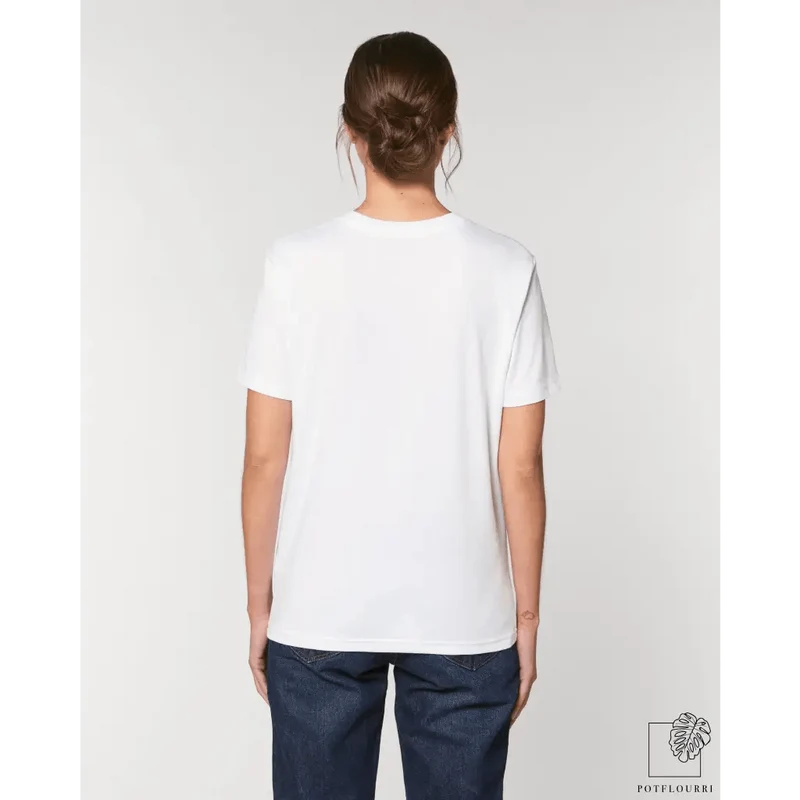 UNISEX MOTIV T-SHIRT HOME - WHITE