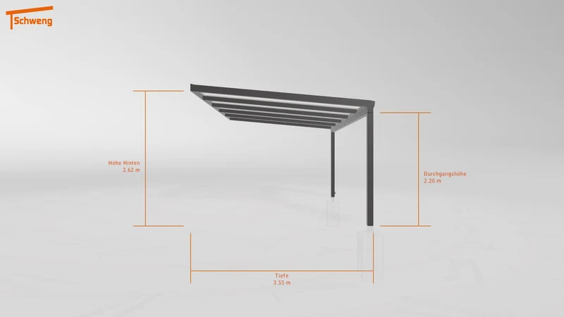#AT Schweng Pultdachcarport S350 (ID rjn8qk)