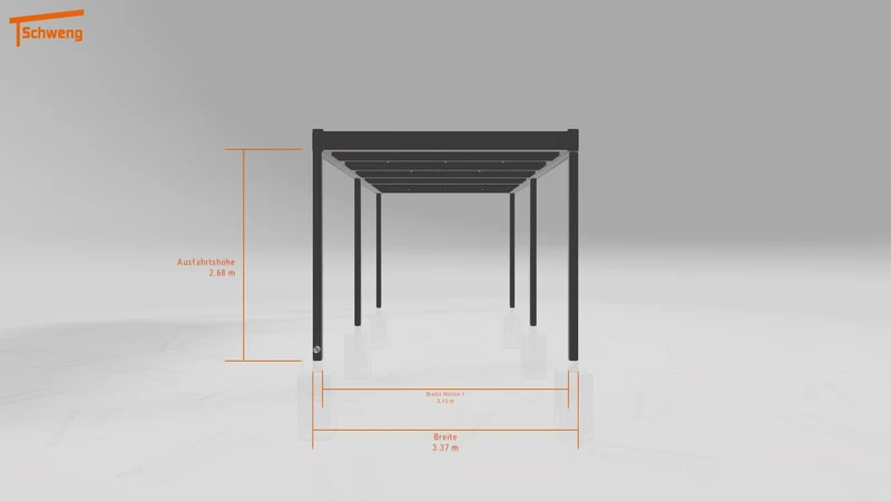 #DE Schweng Flachdachcarport C600 (ID g75248) #MTG