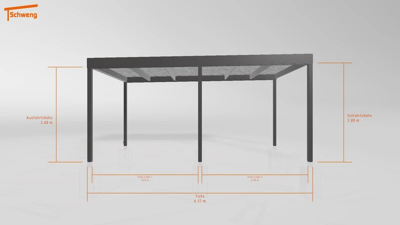 #DE Schweng Flachdachcarport C600 (ID g75248) #MTG