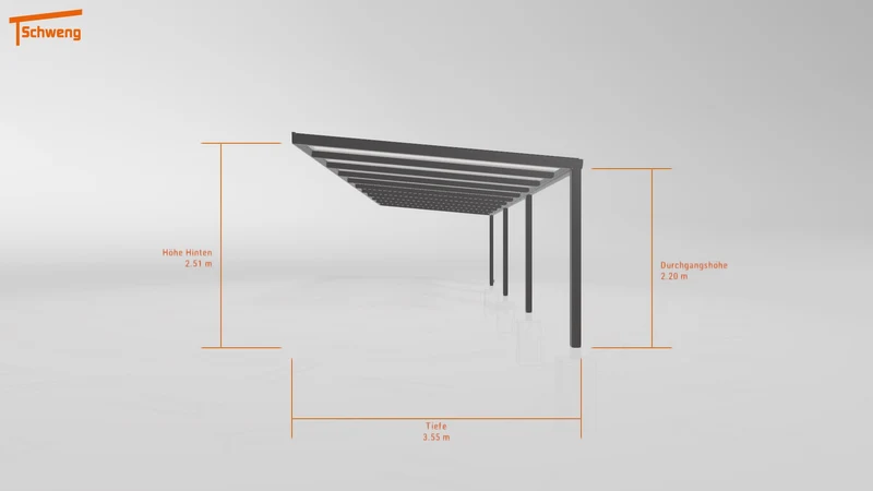 #DE Schweng Terrassenüberdachung S350 (ID n5mybv)