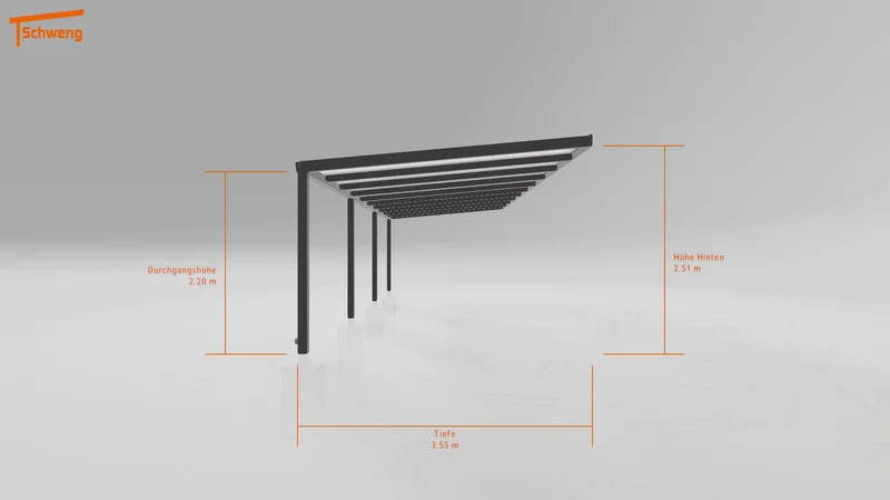 #DE Schweng Terrassenüberdachung S350 (ID n5mybv)