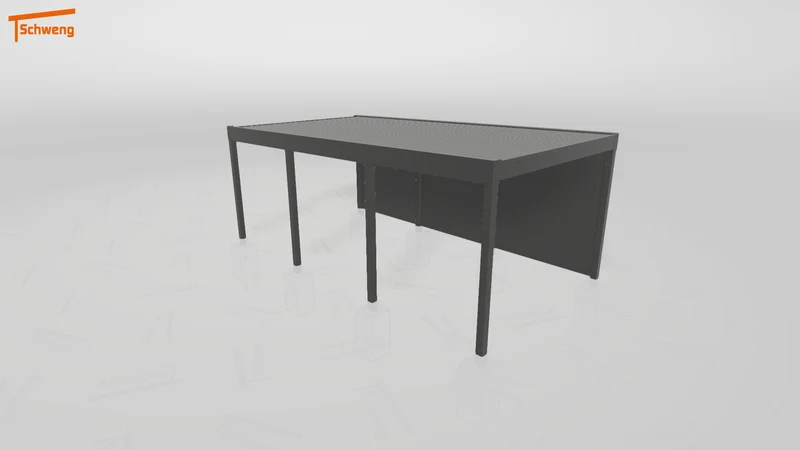 #DE Schweng Flachdachcarport C600+ (ID zbw2nm)