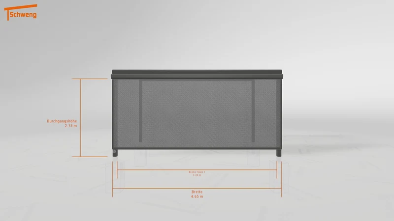 #DE Schweng Terrassenüberdachung S400 (ID jj8yn8)