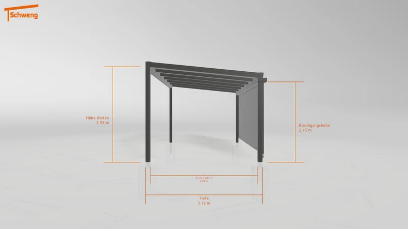 #DE Schweng Terrassenüberdachung S400 (ID jj8yn8)