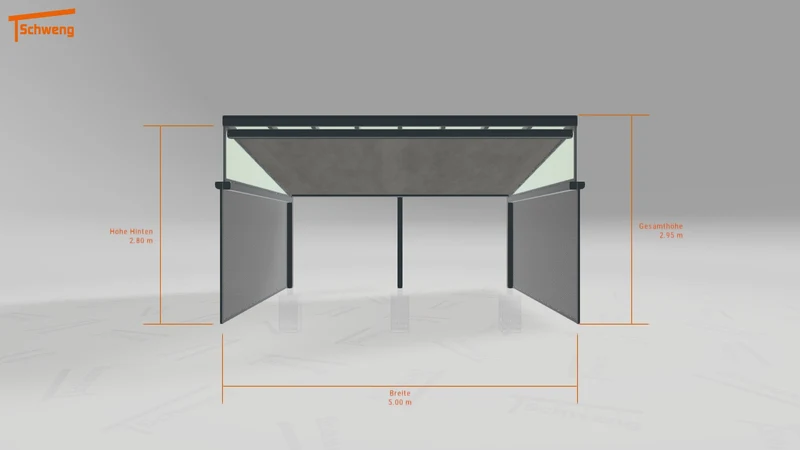 #DE Schweng Terrassenüberdachung S400 (ID n5m877)