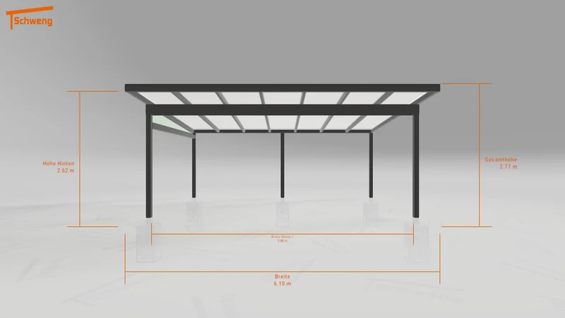 #DE Schweng Pultdachcarport S400 (ID v47n5j)