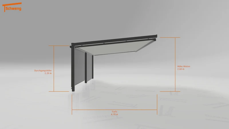 #DE Schweng Terrassenüberdachung S400 (ID 42w7kz)