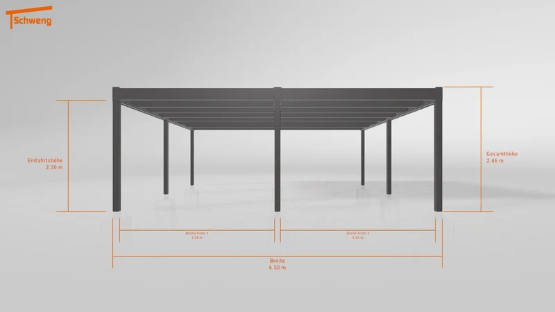 #DE Schweng Flachdachcarport C600+ (ID w3xbw3) #MTG