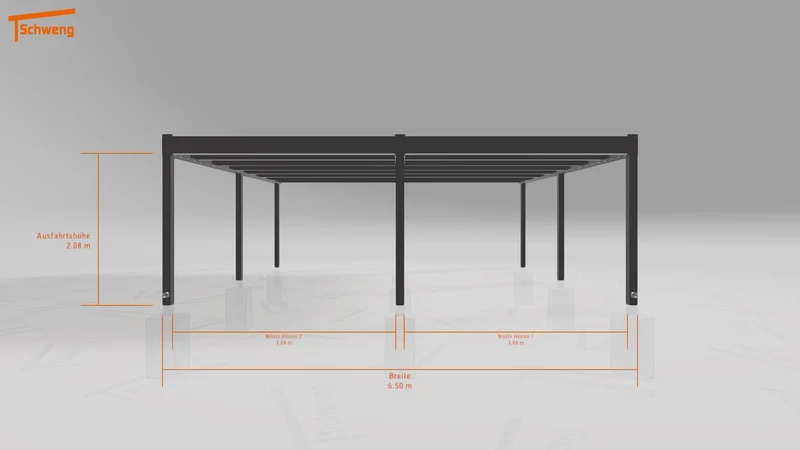#DE Schweng Flachdachcarport C600+ (ID w3xbw3) #MTG