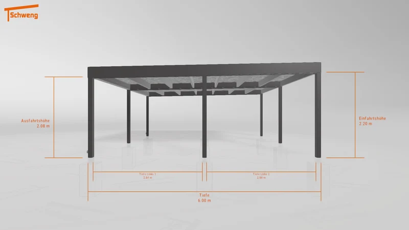 #DE Schweng Flachdachcarport C600+ (ID w3xbw3) #MTG
