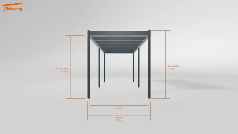 #DE Schweng Flachdachcarport C600 (ID dvn4yn)