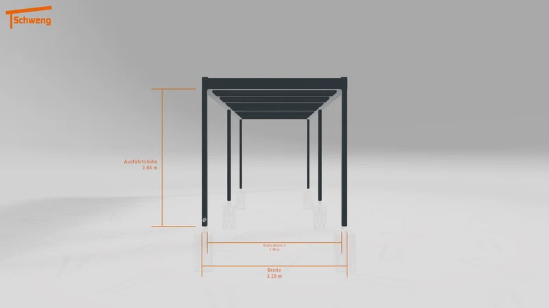 #DE Schweng Flachdachcarport C600 (ID dvn4yn)
