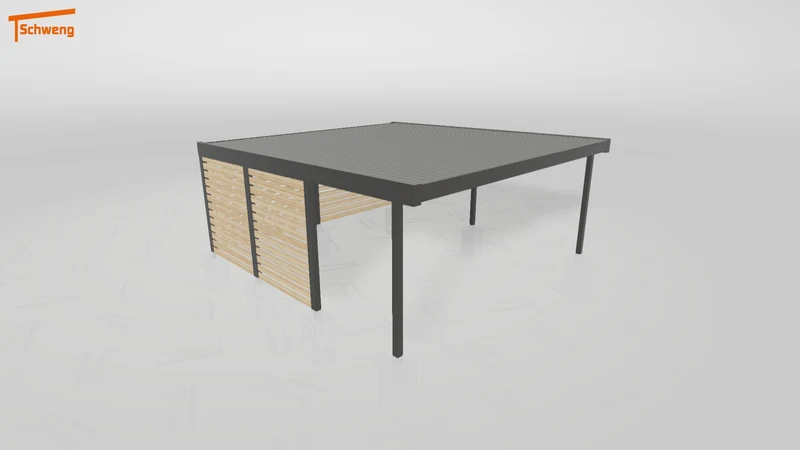 #DE Schweng Flachdachcarport C600+ (ID dvn2d2) #MTG