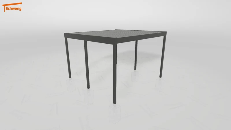 #AT Schweng Flachdachcarport C600 (ID 9wv94g)
