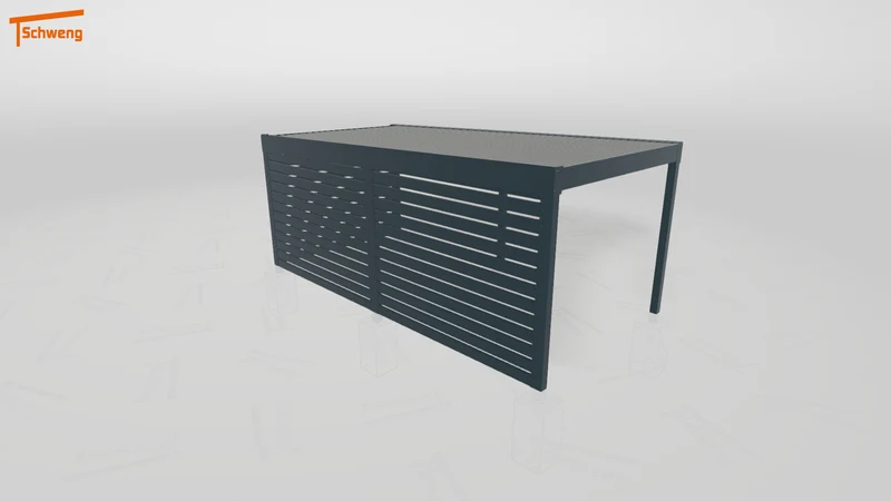 #DE Schweng Flachdachcarport C600 (ID 33jb25) #MTG