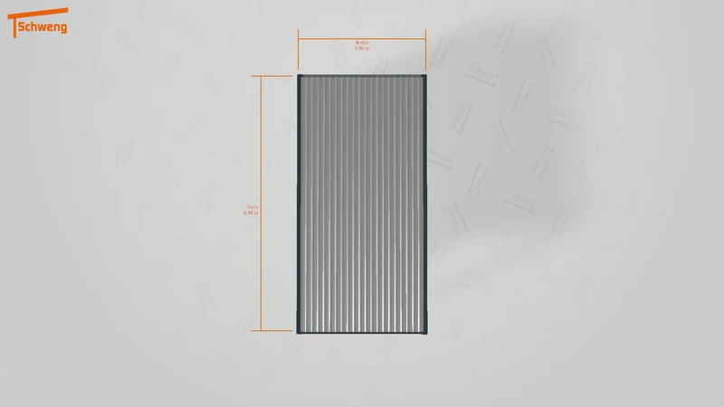 #DE Schweng Flachdachcarport C600 (ID 33jb25) #MTG