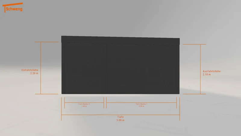 #DE Schweng Flachdachcarport C600 (ID rjwpjx) #MTG