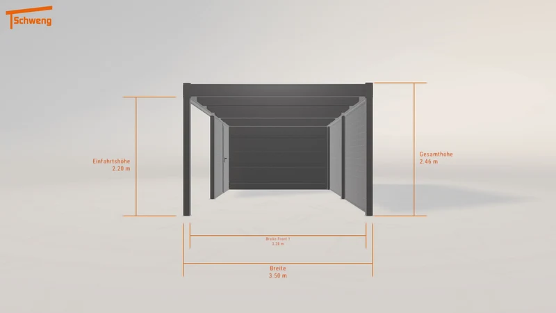 #DE Schweng Flachdachcarport C600 (ID n5725g) #MTG