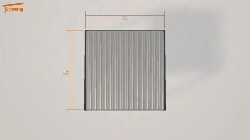 #DE Schweng Flachdachcarport C600 (ID rj5qqm)