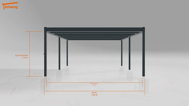 #DE Schweng Flachdachcarport C600+ (ID w3xbnw) #MTG