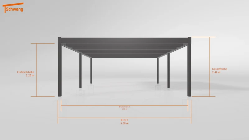 #DE Schweng Flachdachcarport C600 (ID 9wvzn8) #MTG