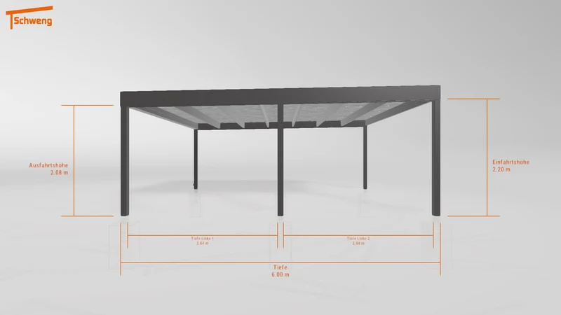 #DE Schweng Flachdachcarport C600 (ID 9wvzn8) #MTG