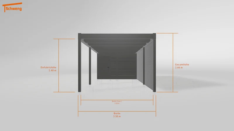 #DE Schweng Flachdachcarport C600 (ID dvn45b) #MTG