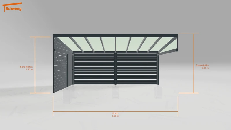 #DE Schweng Pultdachcarport S350 (ID qdvx9k) #MTG