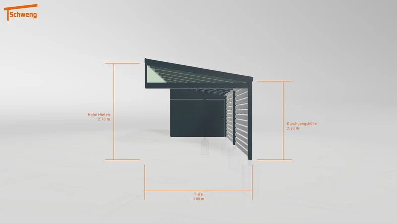 #DE Schweng Pultdachcarport S350 (ID qdvx9k) #MTG